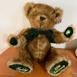 100 anniversary Theodore Roosevelt Collector Teddy Bear, he tells his story.